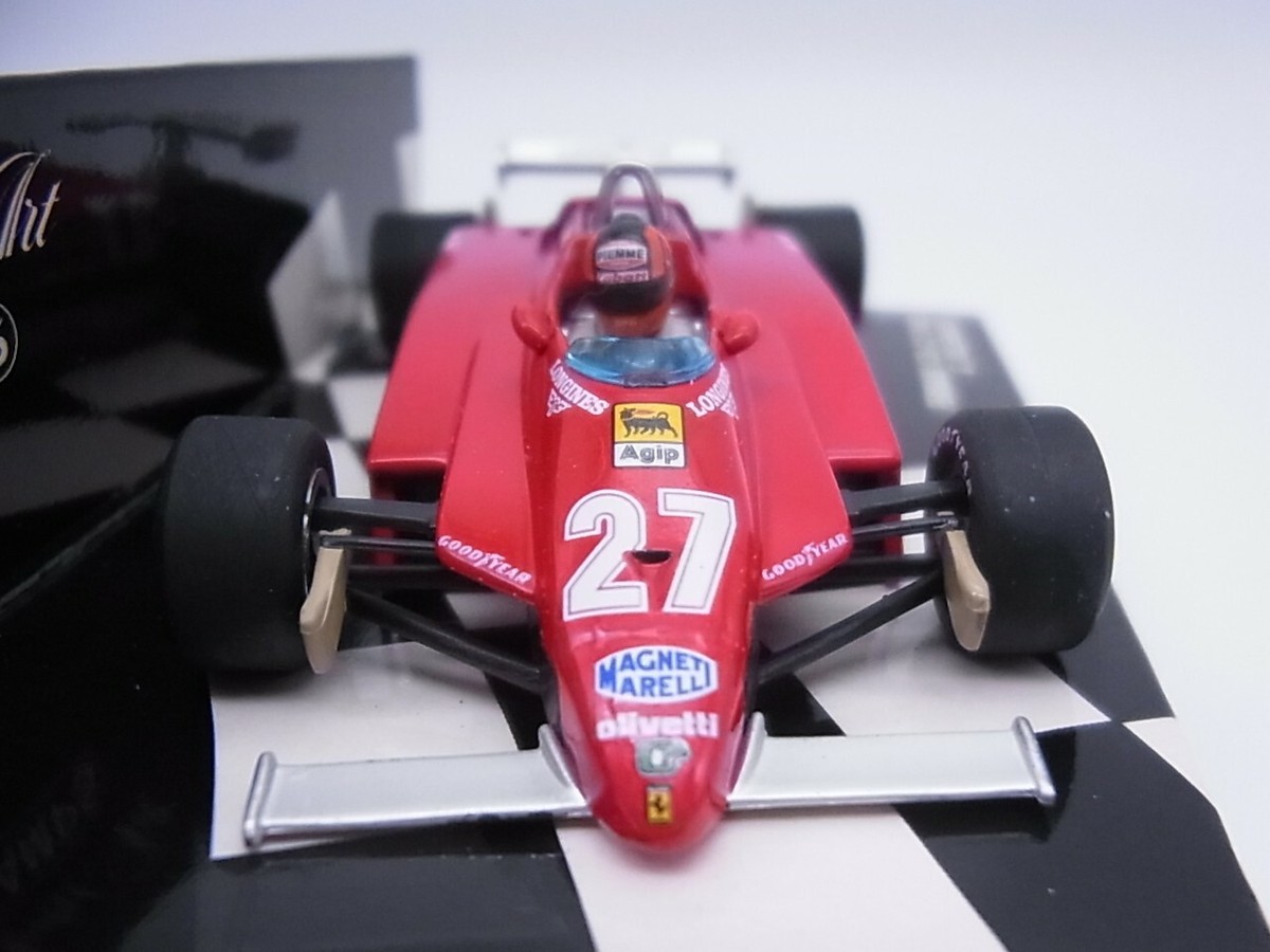 ミニチャンプス F1FERRARI126C21982 G.VILLENEUVE Minichamps F1