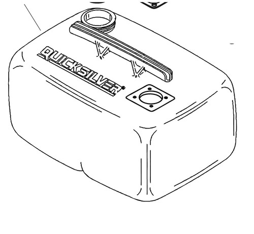 Quicksilver Outboard Fuel Tank Pickup/Connector/Gauge (25L Tank) 8M0084090 - Picture 2 of 3