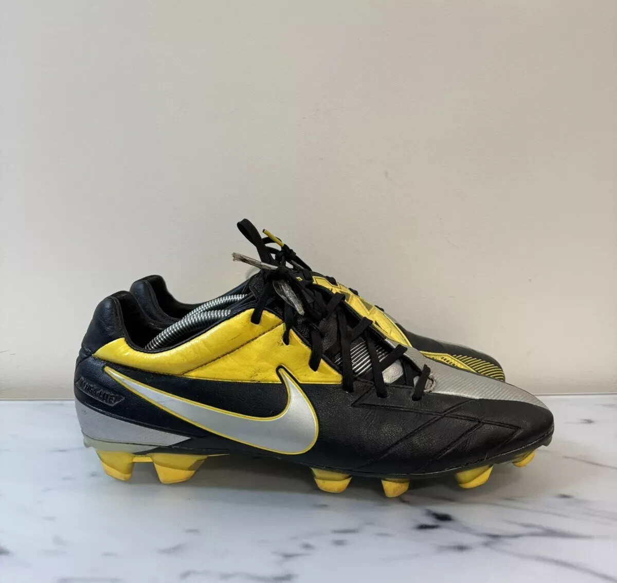 【 USED 】 NIKE T90 LASER IV HG-B (27㎝) Nike T90 Laser IV KL-FG 472555-400 RARE Soccer Football