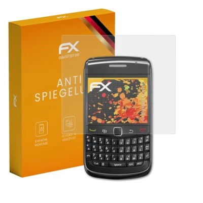 atFoliX 3x Displayfolie für Blackberry Bold 9780 Schutzfolie matt&stoßfest Folie - Bild 1 von 4