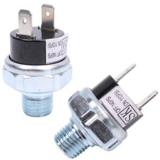 2 PCS Air Pressure Switch 110-140 PSI Tank Mount Thread 1/4"NPT Air Train Hor...