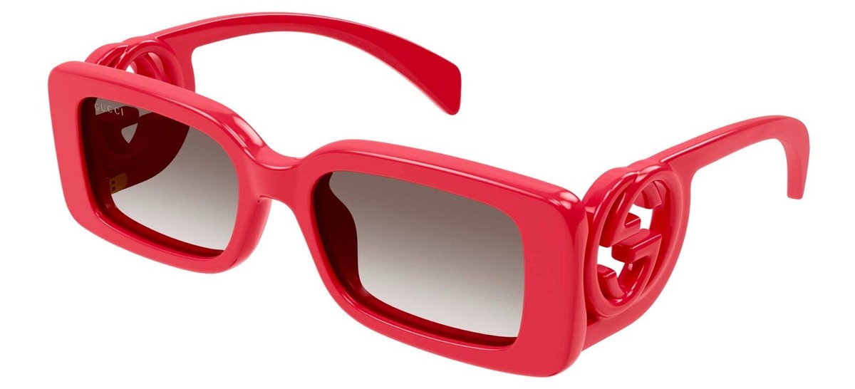 NEW!!! GUCCI Sunglasses GG1325S 005 Authentic NEW GUCCI GG1325S 005 SQUARE RED WOMEN SUNGLASSES GUCCI NEW  main image 2