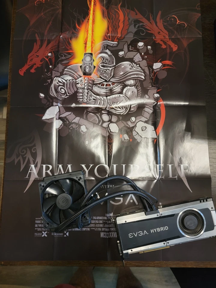 EVGA GTX 1070 Hybrid with all-in-one water cooling - in box, with accessories  - Image 3 of 4