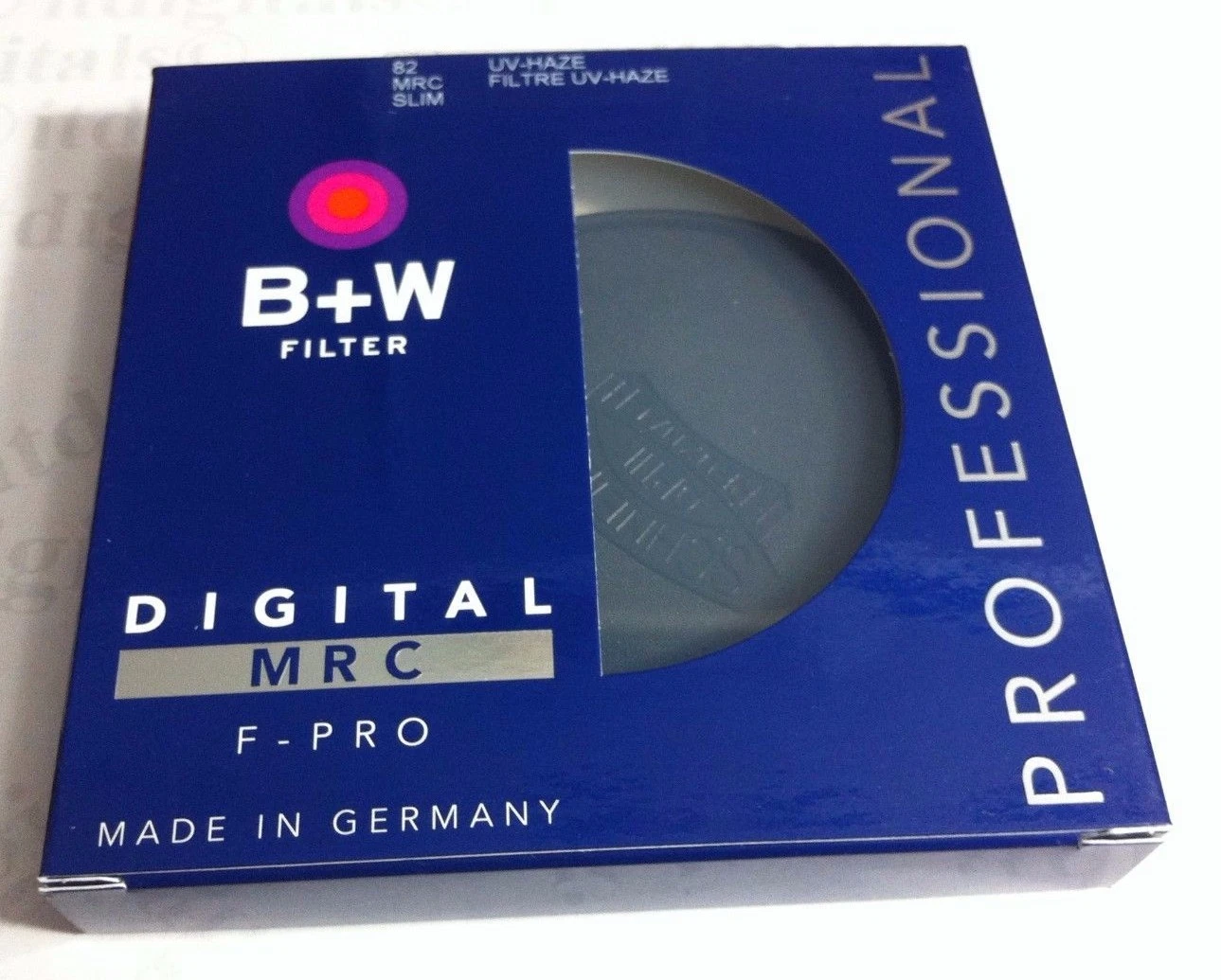 B+W 82mm UV Haze MRC SLIM Digital F-Pro 26943 010M 82 mm Multi-Resistant Coating