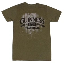 Guinness Mens T-Shirt - Distressed Trademark 1759  Image