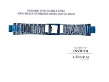 Authentic Invicta Bolt 27064 Black Stainless Steel 30mm Watch Band