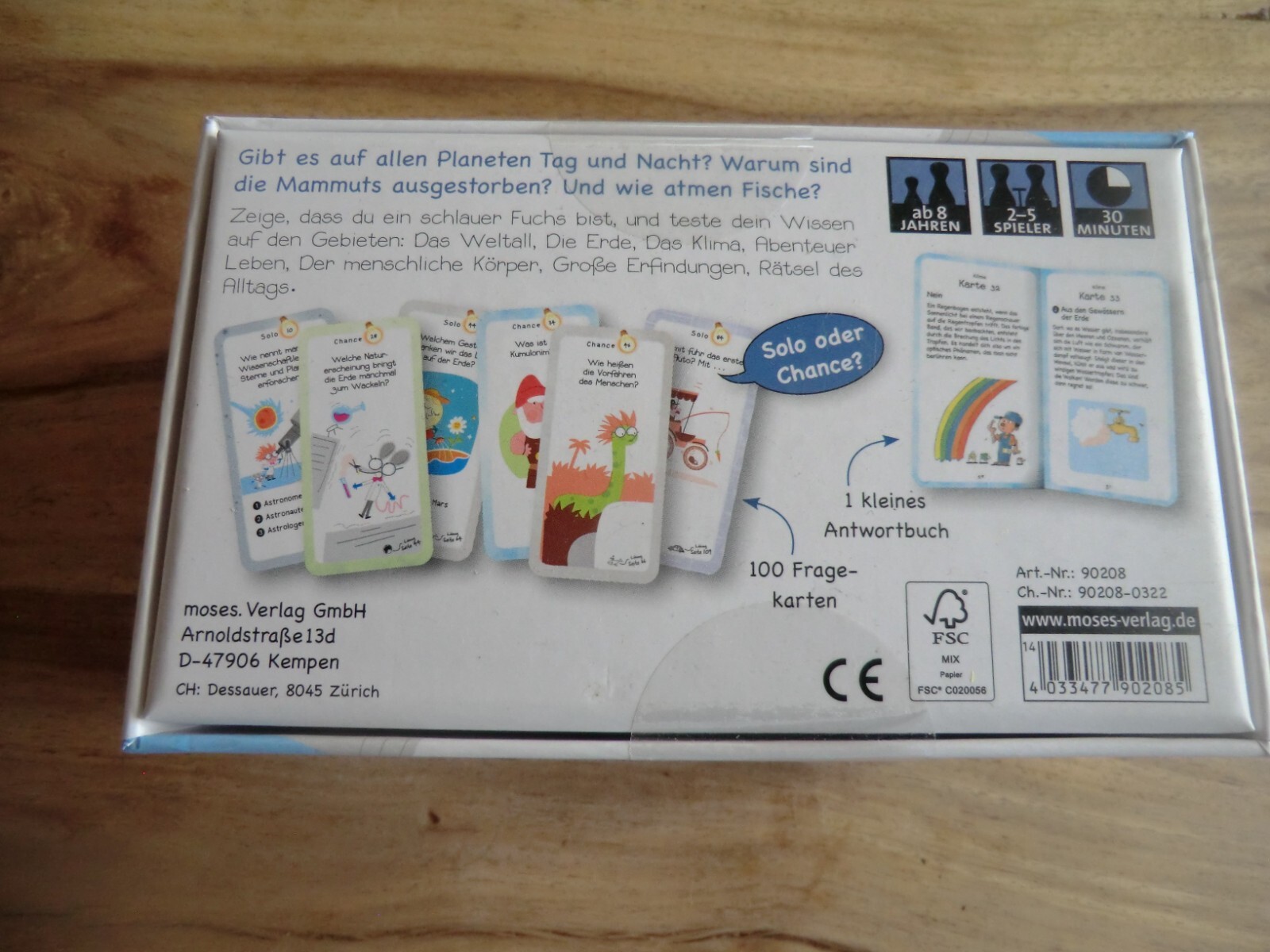Thumbnail - Das Schlaumeier-quiz Anne Royer Spiel Deutsch 2014 Moses. Verlag Gmbh