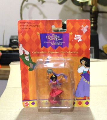 hunchback of notre dame esmeralda red dress ESMERALDA IN RED DRESS HUNCH BACK OF NOTRE DAME DISNEY 3”FIGURE PVC TOY NIP