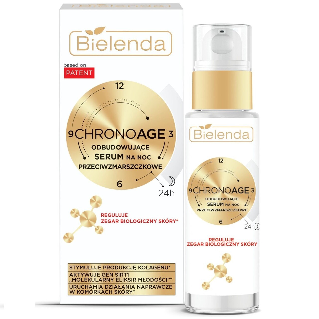 Bielenda Chrono Age 24h Rebuilding Anti-Wrinkle Night Serum 30ml