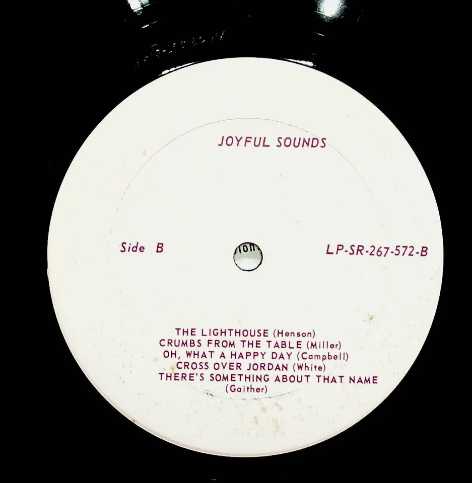 The Joyful Sounds Introducing Jesus Gospel Christian Vinyl LP Record - Image 3 of 4