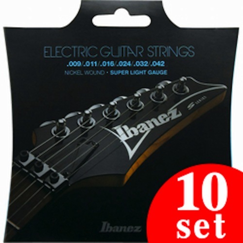 Ibanez IEGS6 Electric Guitar Strings 6 String / Super Light 10sets Free Shipping - Picture 1 of 1