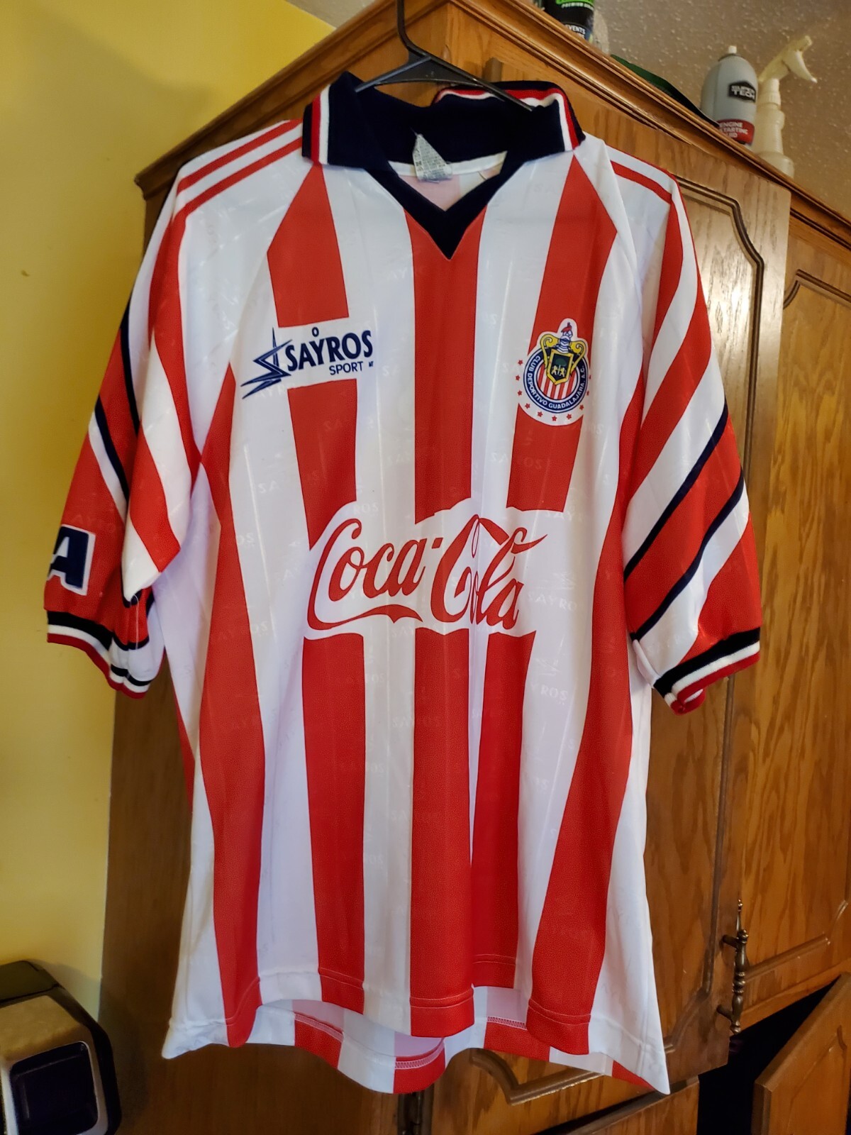 Sayros Sport Coca Cola jersey Club Deportivo Guadalajara AC size XL
