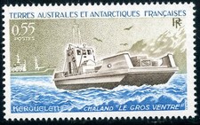 TIMBRE T.A.A.F. / TERRES AUSTRALES NEUF  N° 96 ** KERGUELEN CHAPELLE