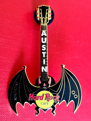 HRC Hard Rock Cafe Austin Texas Bat Guitar 2002 No 1 LE500 new