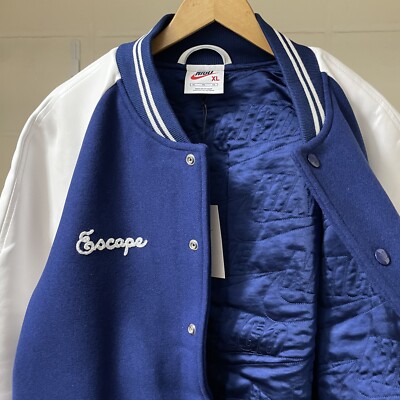 NIGO Nike NRG Varsity Jacket FV-5670 Blue Size XL Extra NIGO Nike NRG Varsity Jacket FV-5670 Blue Size XL Extra