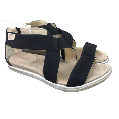 ECCO Damara Strap Sandals Black Women SIze 5-5.5 (36 EU)