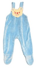 Vintage Carter s Bear Outfit Overalls Made In USA 6-12 Months