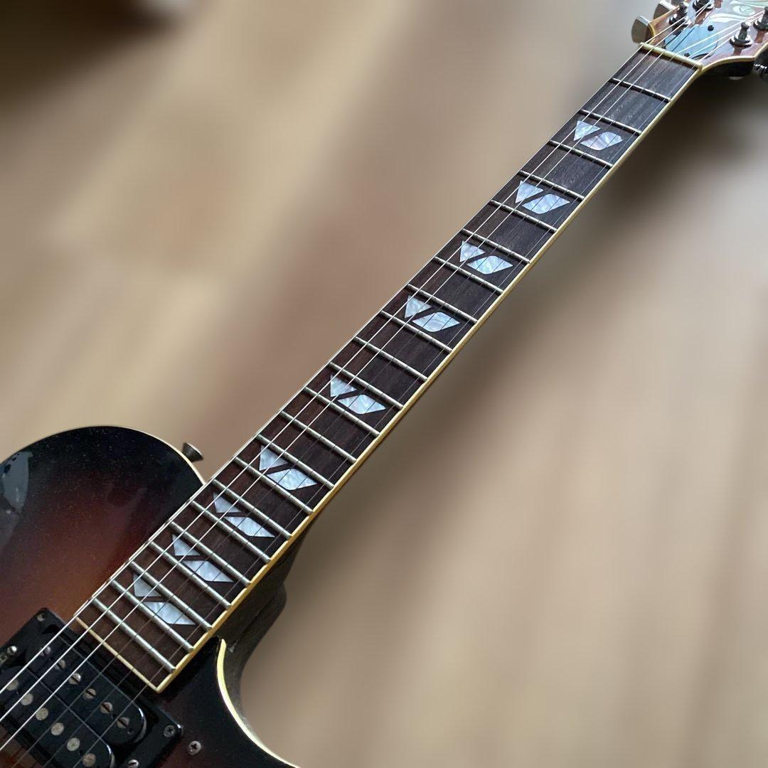 ギター Burny LS-80 Version3 RARE Burny Electric Guitar Ls-80 BSB Brown Burst for sale