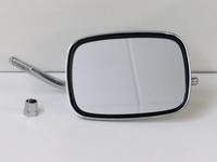 Bikemaster Chrome Adjustable 5w X 3-3/4l Rectangular Mirror L/r Side Harley Bikemaster Chrome Adjustable 5w X 3-3/4l Rectangular Mirror L/r Side Harley