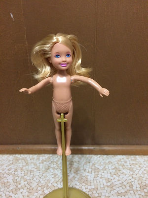 Barbie Sister Chelsea Doll Blonde Hair New Nude For OOAK Or Play