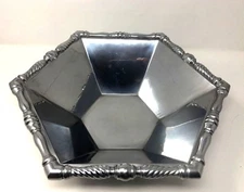 Reed & Barton Bannister Large Aluminum Hexagonal Serving Bowl