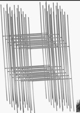 20 Pack-Sturdy Metal H Frame Wire Step Stakes for Yard Signs 10 x 30 inch 