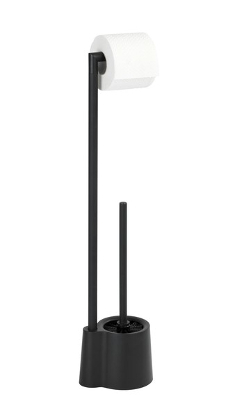 Wenko Stand Wc Garnitur Avola Toiletten BüRsten Papier Klo Rollen Halter Bad-image