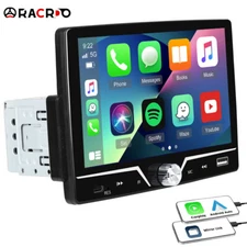 7" Car Radio For Apple Carplay Android Single 1Din Touch Screen Stereo Bluetooth