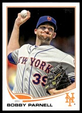 Bobby Parnell 2013 Topps #139 New York Mets MLB READ FREE SHIPPING AutographDen