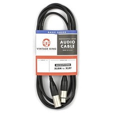 Vintage King Basic Series Microphone Cable - 20'