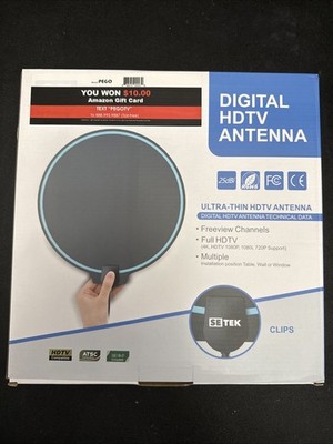 SETEK HDTV Digital Antenna 4K HD UHF VHF NIB