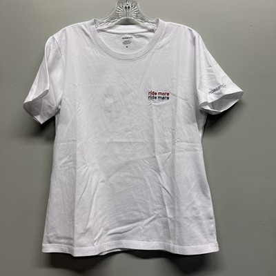 NORRONA T-Shirt Women's T-Shirt Medium Organic Cotton Ride More White