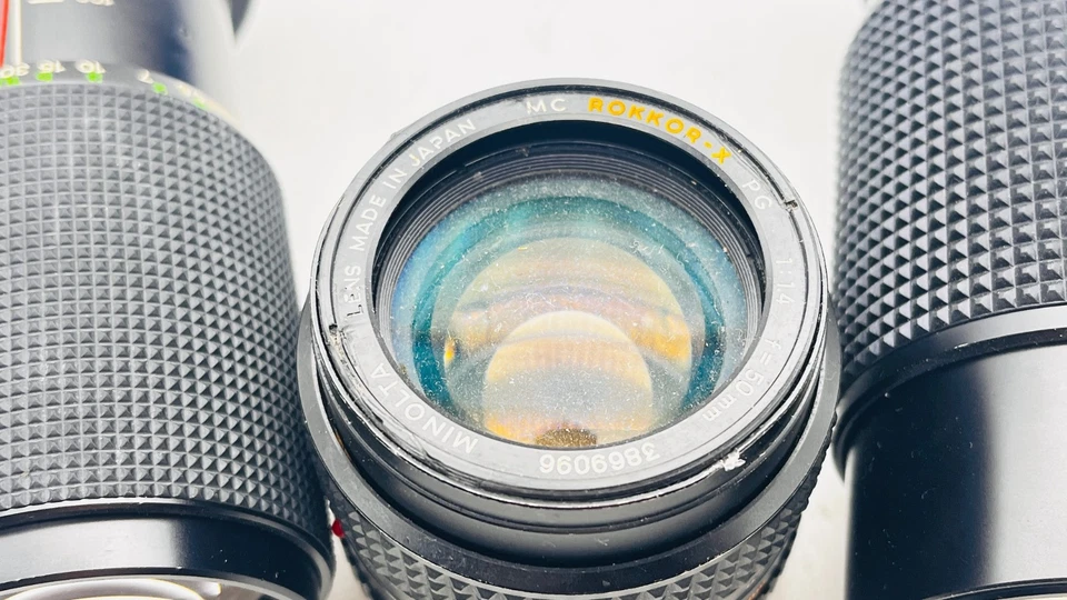 Lote de 3 lentes Minolta, se venden para piezas Foto 4 de 4