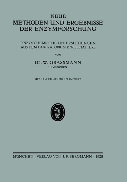 Na GraßMann | Neue Methoden Und Ergebnisse Der Enzymforschung | Taschenbuch | Iv-image