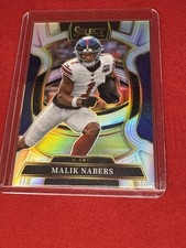 2025 Panini Select - Concourse Malik Nabers #94 Silver Prizm
