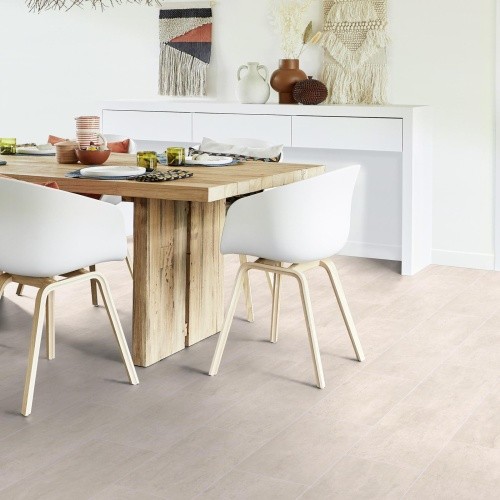 PVC Boden Restposten B:200cm x L:300cm Fliese Beige Creme mit Textilrücken #204 - Bild 1 von 1