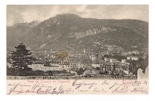 1 CARTOLINA VISTO DAL CONVENTO DEI CAPPUCCINI TRENTO (i3096)