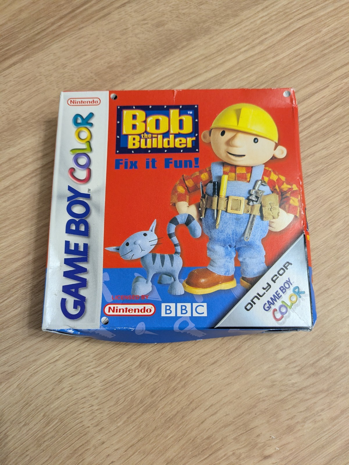 Bob The Builder Fix It Fun (Nintendo Game Boy Color) Boxed With Manual - Tested