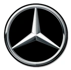 Mercedes Benz Black Logo Laminated Vinyl Sticker