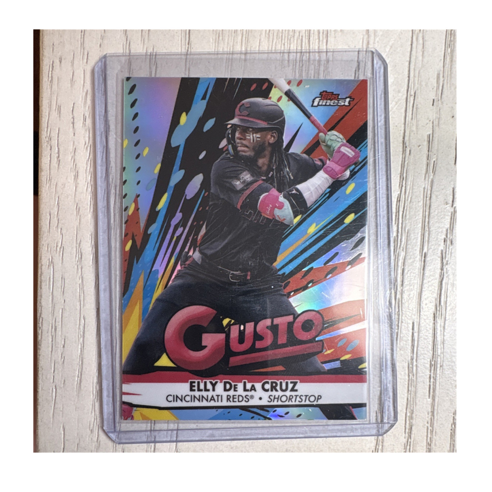 Elly De La Cruz #G-21 (Baseball Cards 2025 Topps Finest Gusto) — is it worth grading?