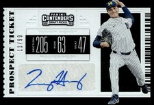 2019 Contenders Draft Picks Prospect Ticket Tommy Henry Auto /99 Michigan