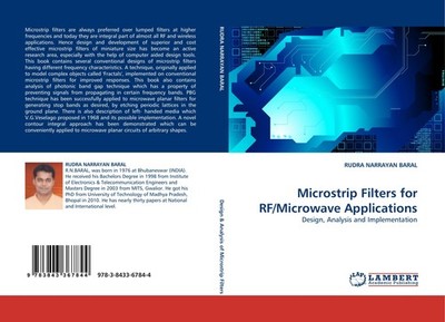 Microstrip Filters for RF/Microwave Applications Rudra Narrayan Baral