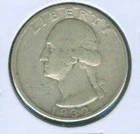 1932-D  WASHINGTON QUARTER--CIRCULATED--F/VF
