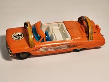 Vintage 1965 Remco Duffy's Daredevils Stunt Car Orange Driver Incomplete