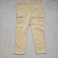 Carhartt Cargo Pants Mens 36x30 Relaxed Fit Tan Rugged Flex Canvas 103574 253