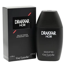 DRAKKAR NOIR by Guy Laroche cologne for men EDT 6.7 / 6.8 oz New in Box