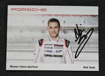 15785 Nick Tandy Autogrammkarte original signiert