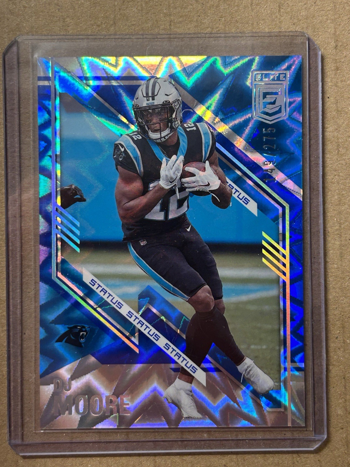 2021 Donruss Elite Status Explosion DJ Moore  /275 Carolina Panthers #80