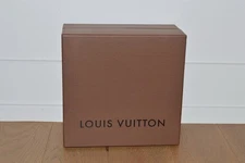 Louis Vuitton Authentic Empty Gift Handbag Box  9.25 X 9.25 X 4.5 Brown Exc Cond