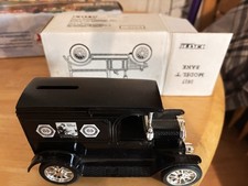 ERTL 1/25 1917 Ford Model T Van Coin Bank Agway Black Die-Cast